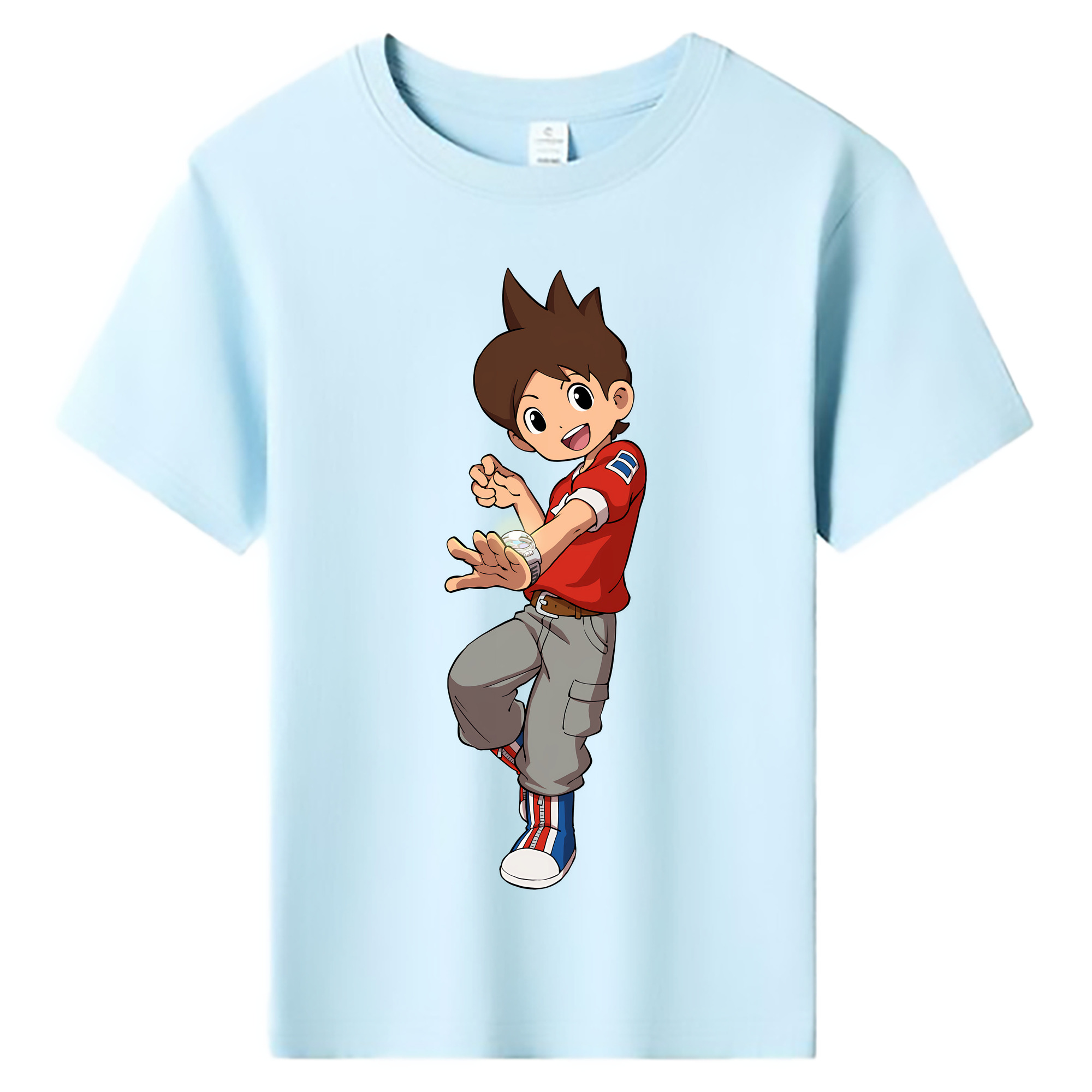 （画像用） 妖怪ウォッチ Yo-kai Watch 綿100％キッズTシャツ（フロントプリント）